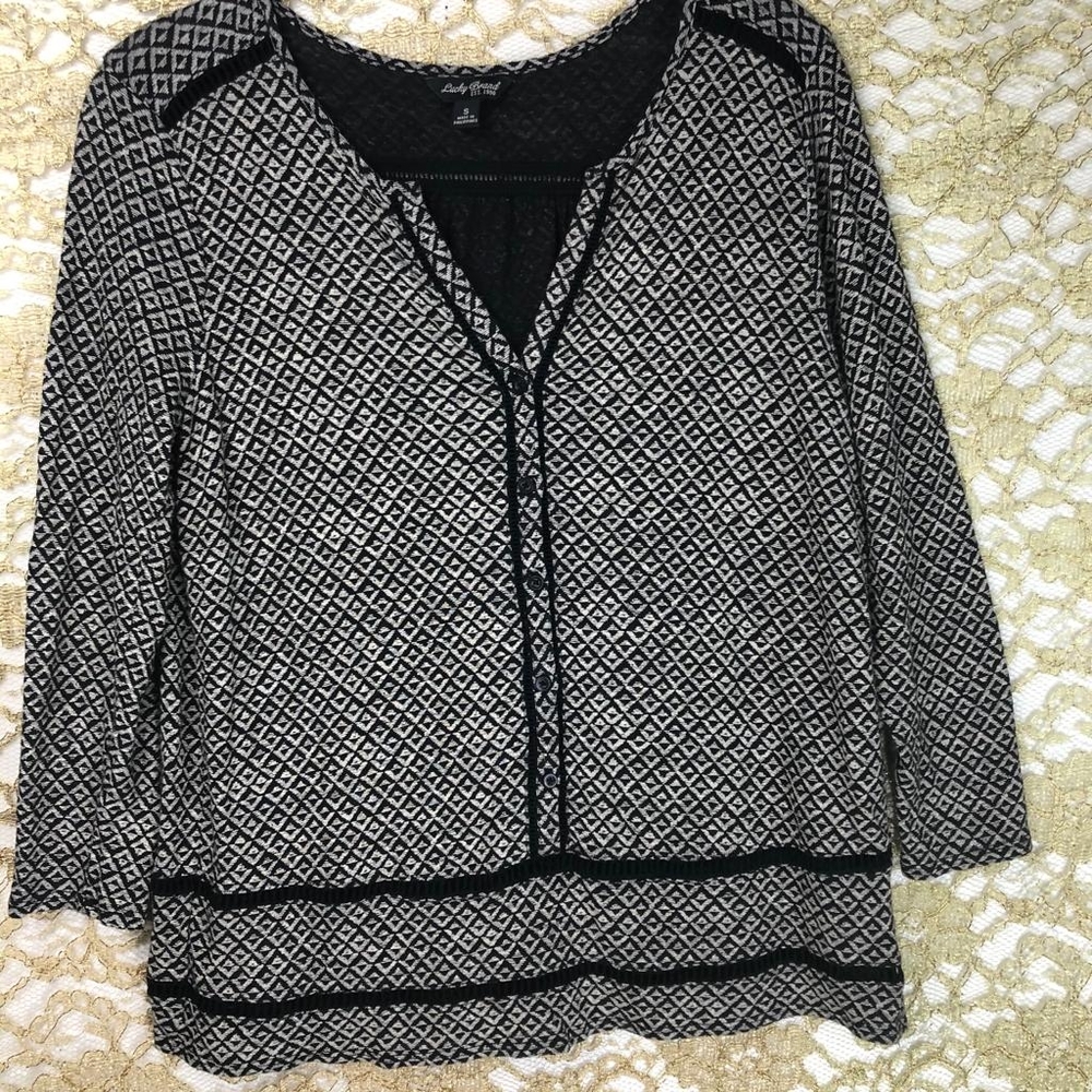 Lucky Brand Women's Blouse Sz S